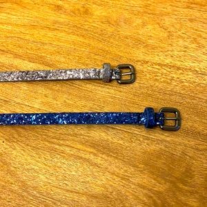 Express Brand- Sparkle Glitter - belts Size Small